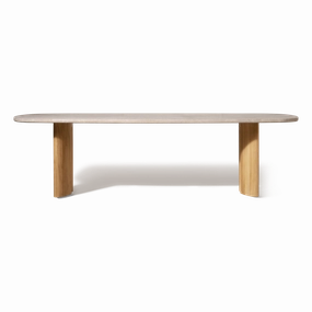 Newport Teak Dining Table 108"outdoor table for balcony or garden