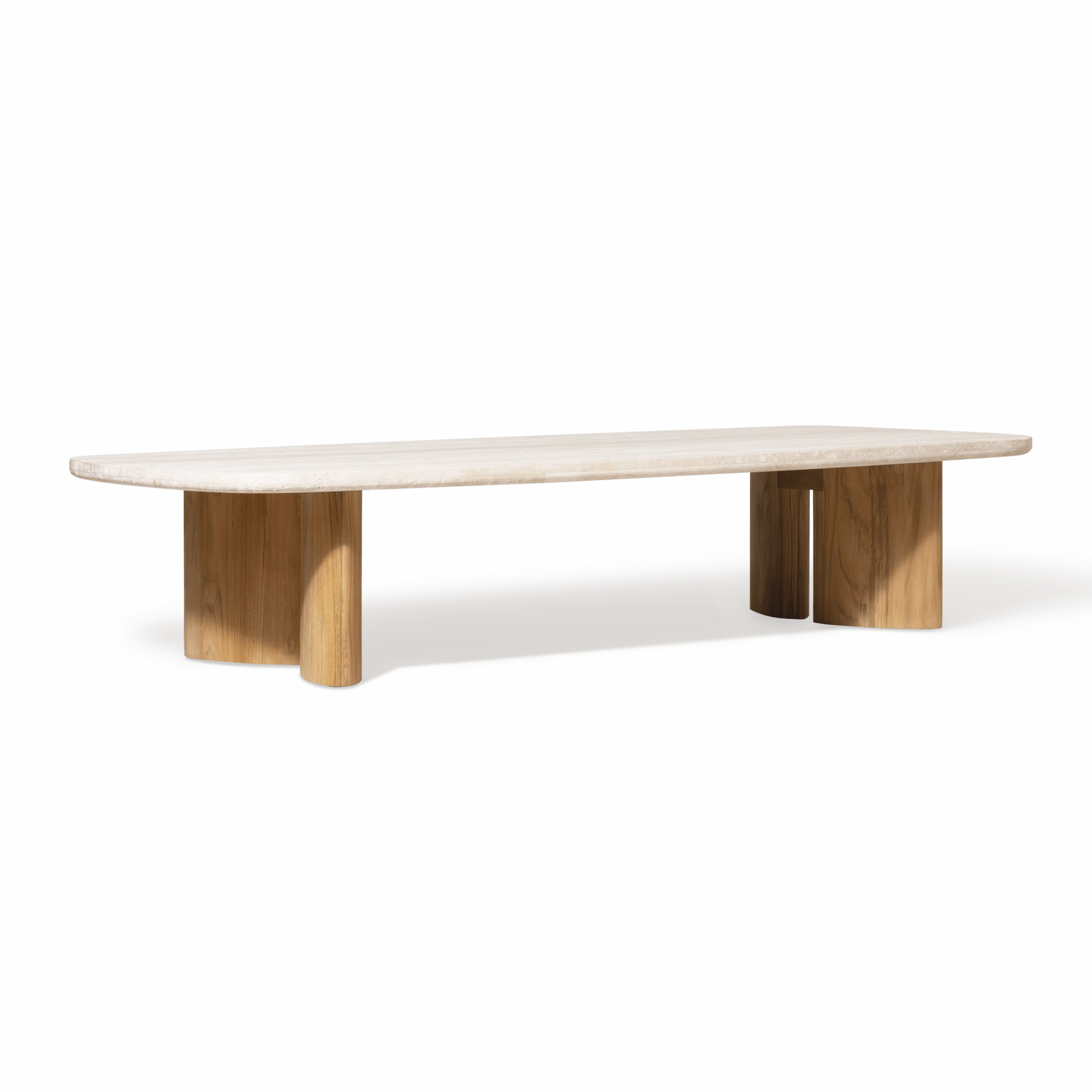Newport Teak Rectangle Coffee Table 76"