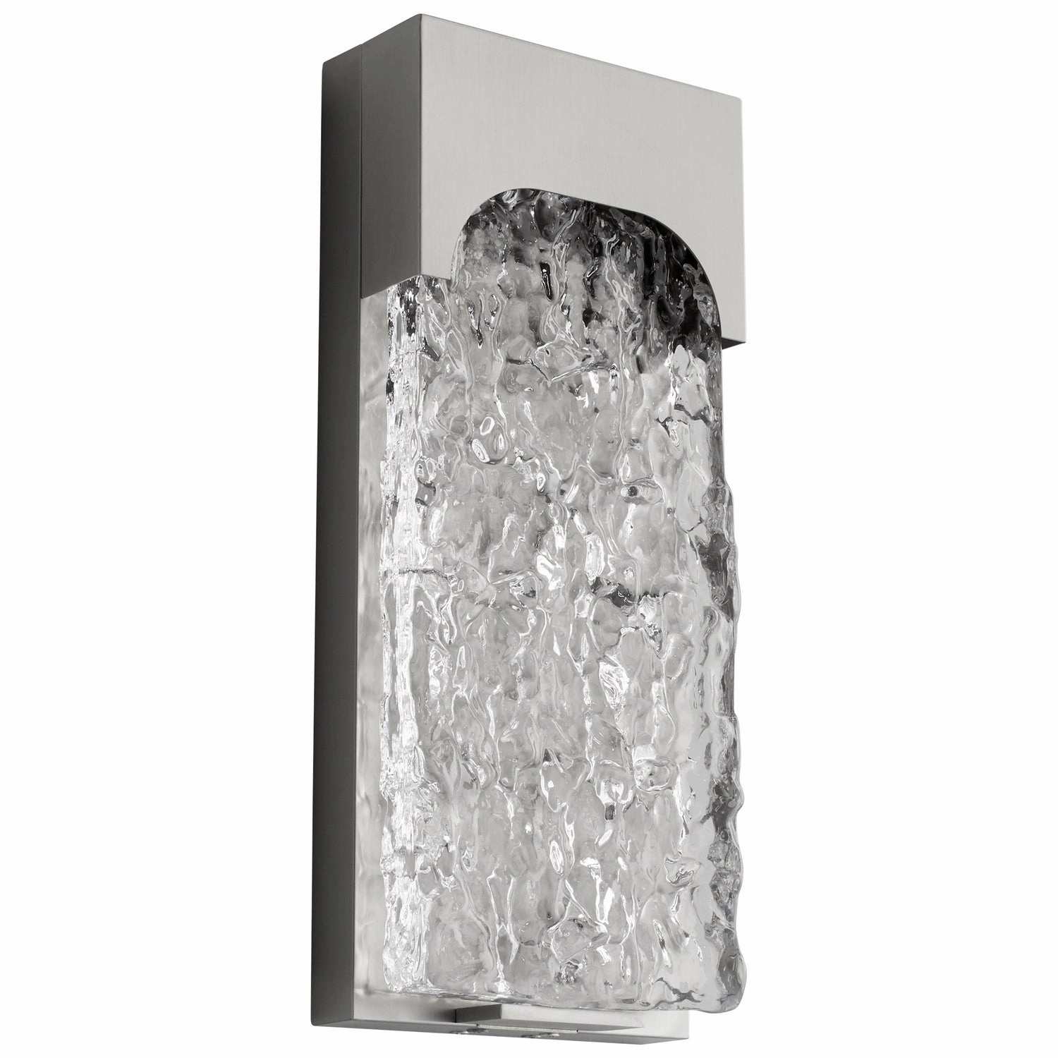 Nitro LED Outdoor Wall Sconce Satin NickelOutdoor wall sconces with motion sensor