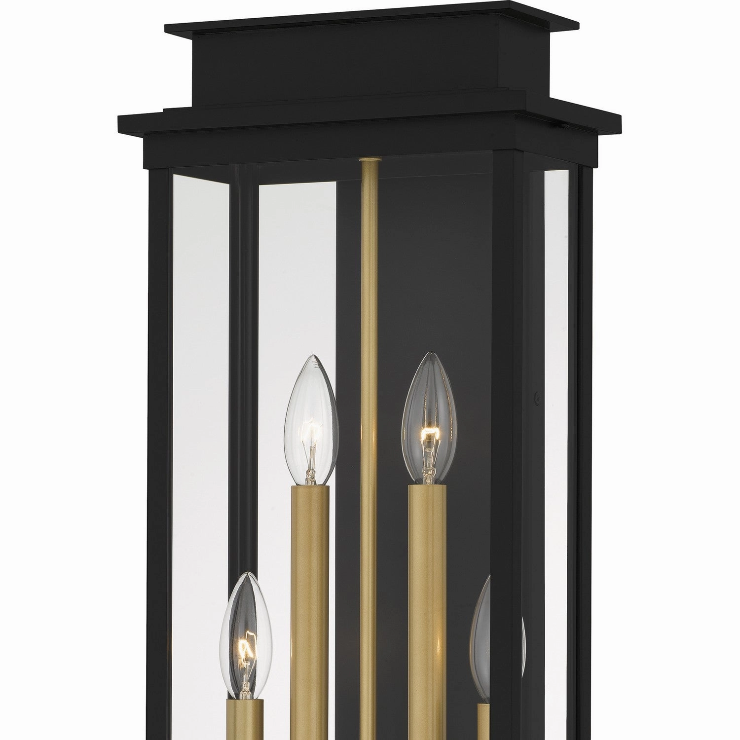 Noelle Four Light Outdoor Wall Lantern Matte Black