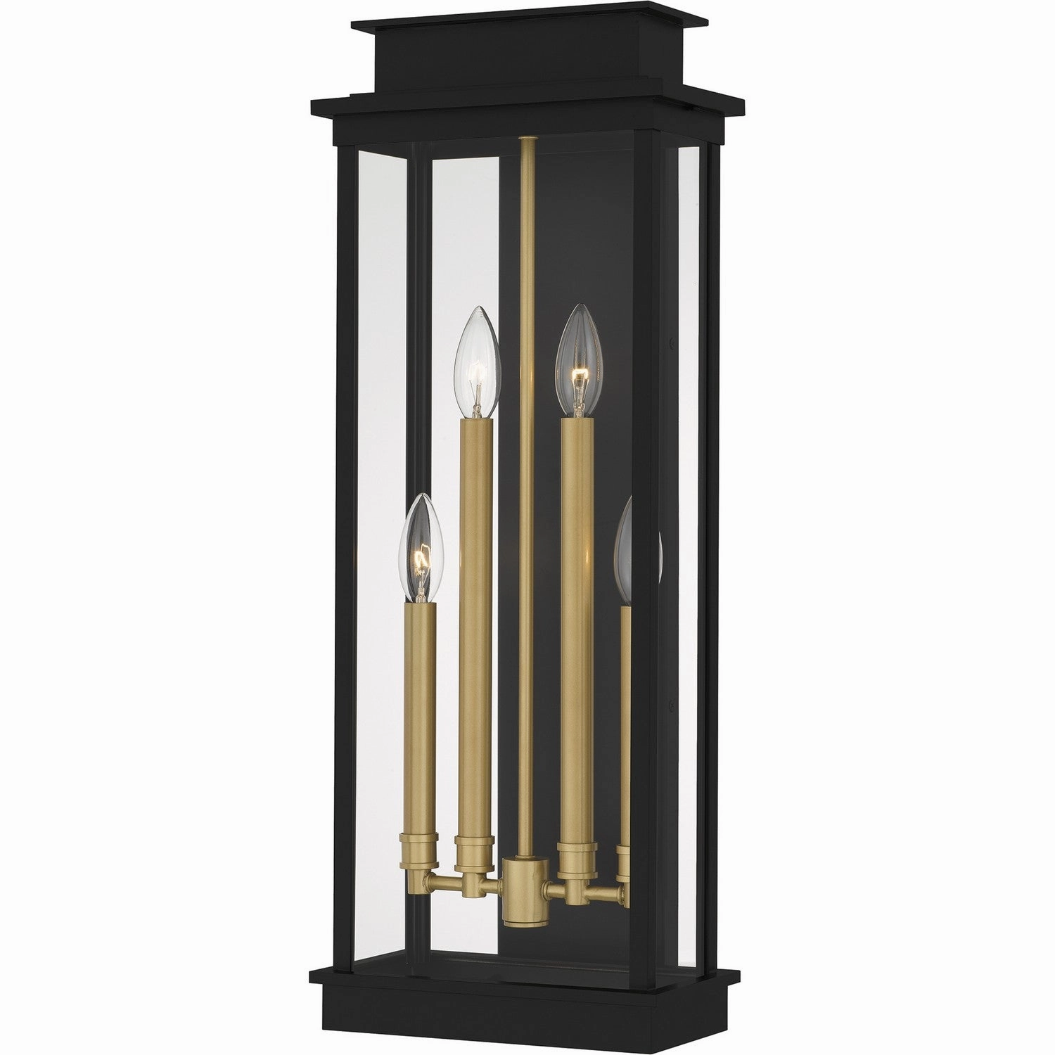 Noelle Four Light Outdoor Wall Lantern Matte BlackOutdoor wall sconces with motion sensor