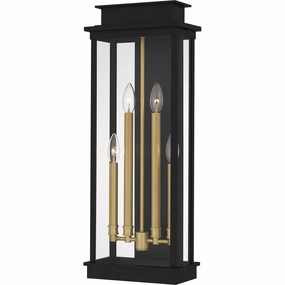 Noelle Four Light Outdoor Wall Lantern Matte BlackOutdoor wall sconces with motion sensor