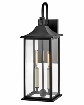 Nolan LED Wall Mount BlackOutdoor wall sconces with motion sensor