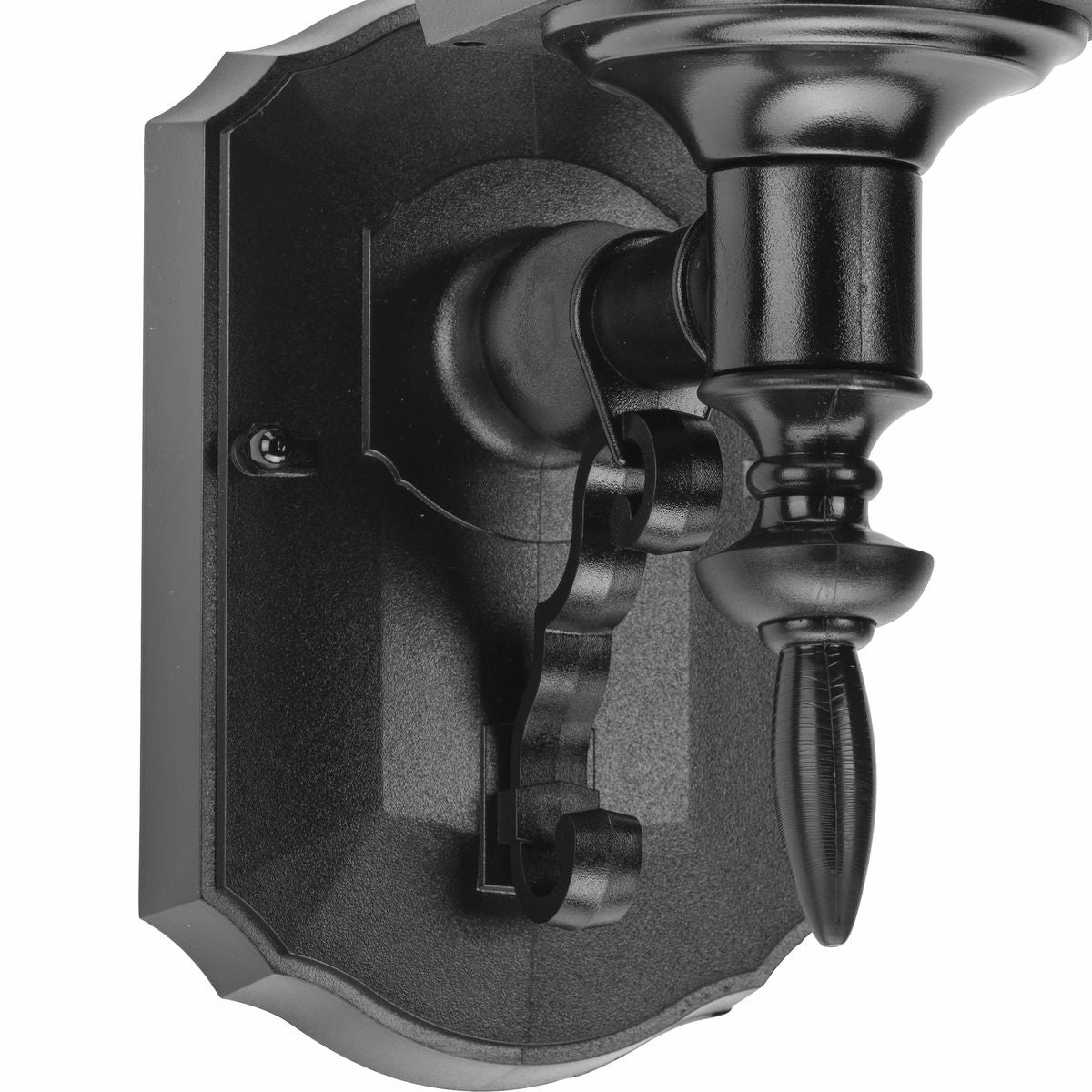 Non-Metallic Incandescent One Light Wall Lantern Black
