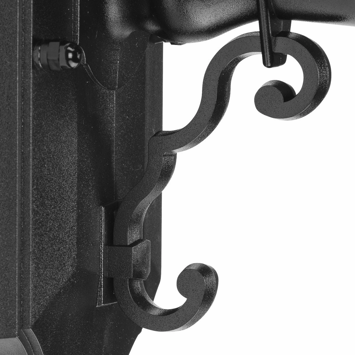 Non-Metallic Incandescent One Light Wall Lantern Black