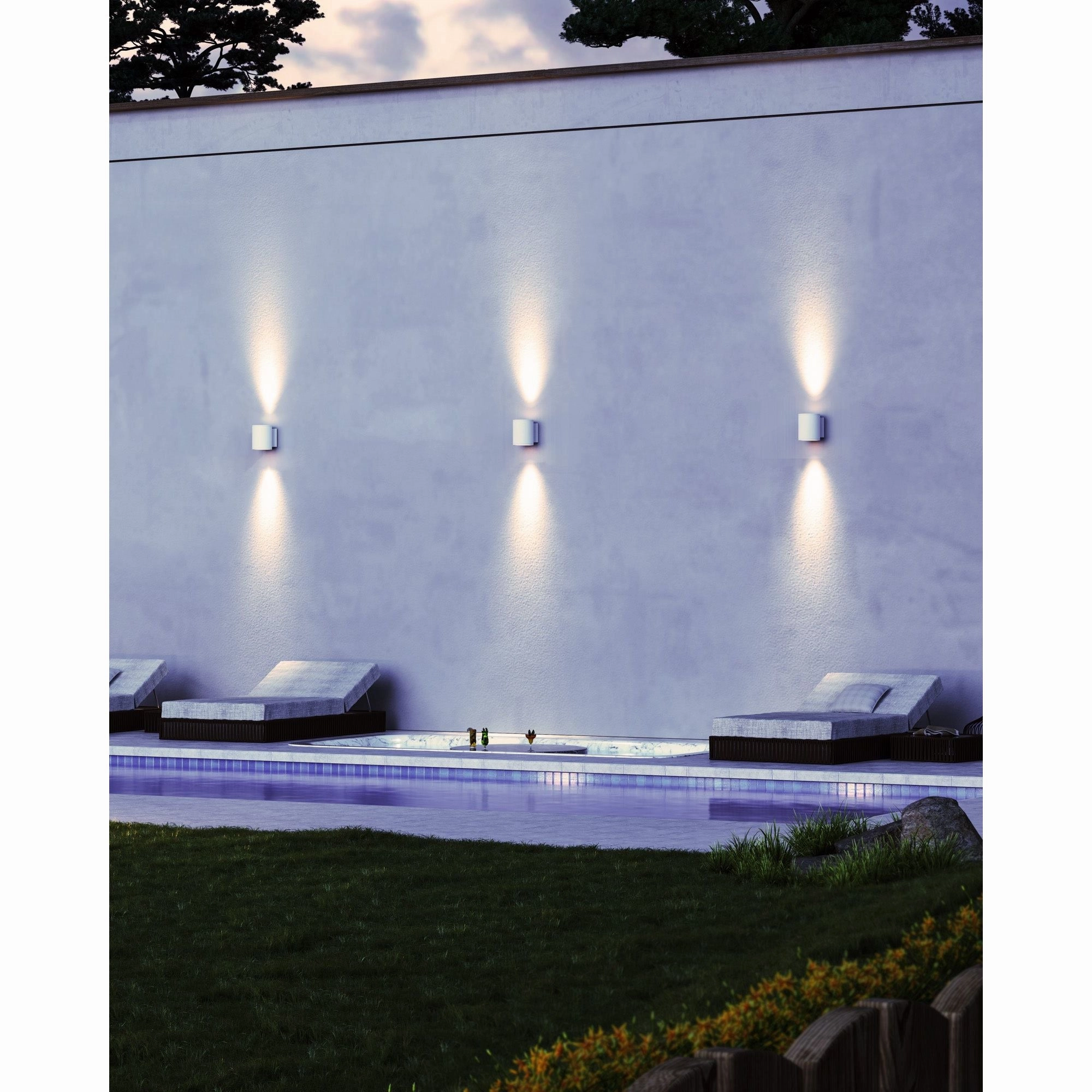 Nordic 5" (5" Dia.) LED Exterior Wall