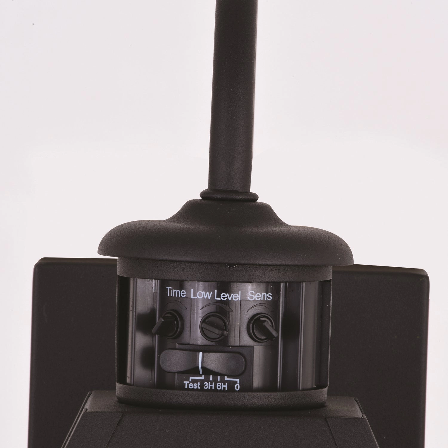 Nottingham One Light Outdoor Motion Sensor Wall Mount Textured Black