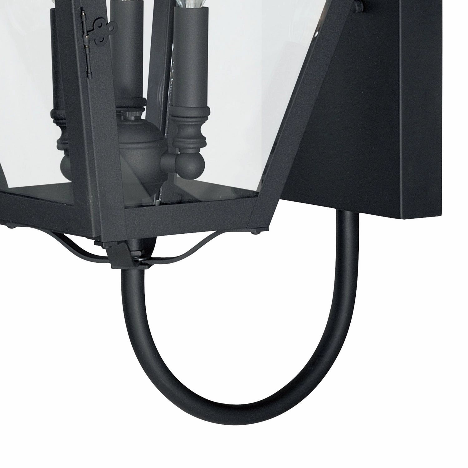 Nottingham Three Light Outdoor Wall Mount Textured Black
