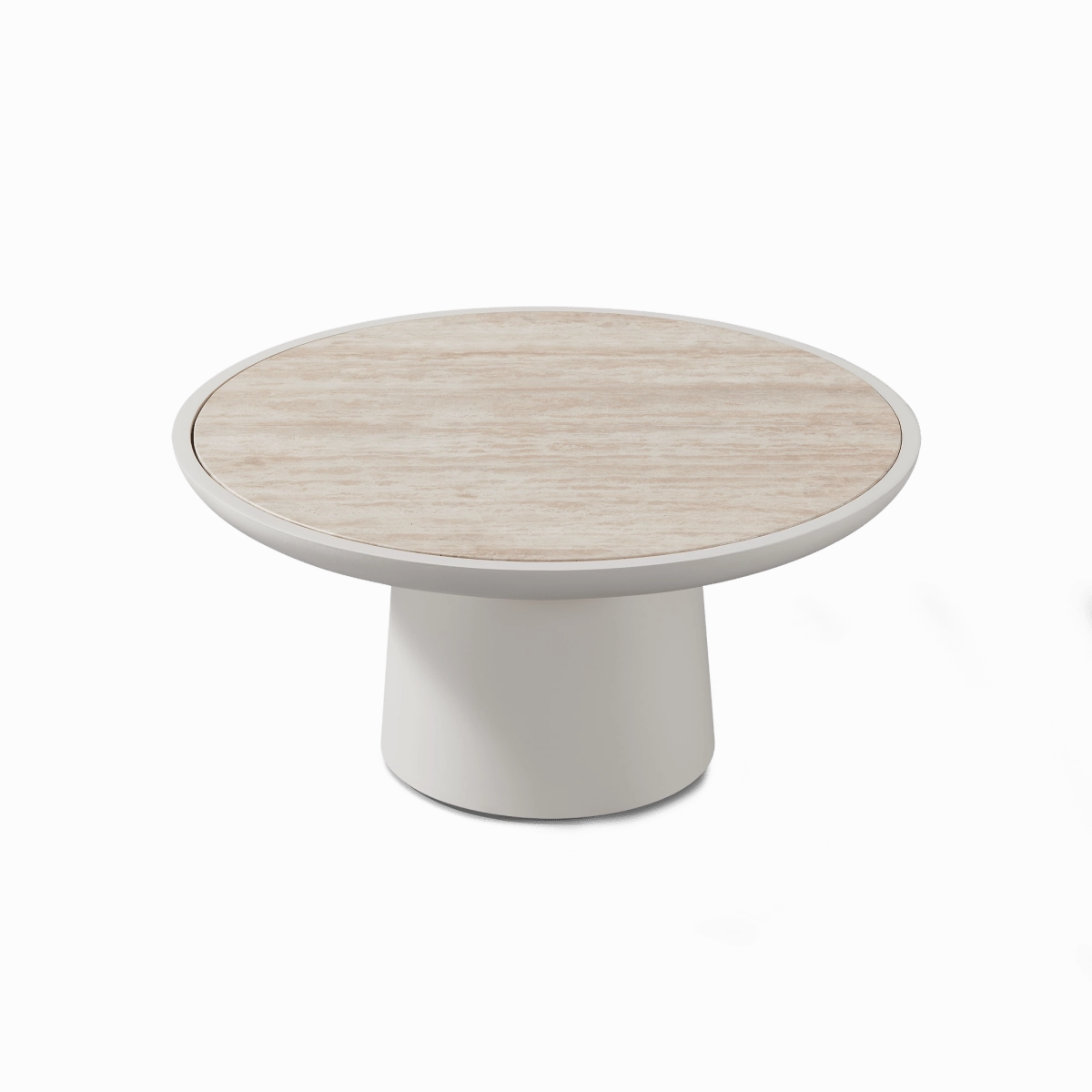 Nova Aluminum Round Coffee Table 30"