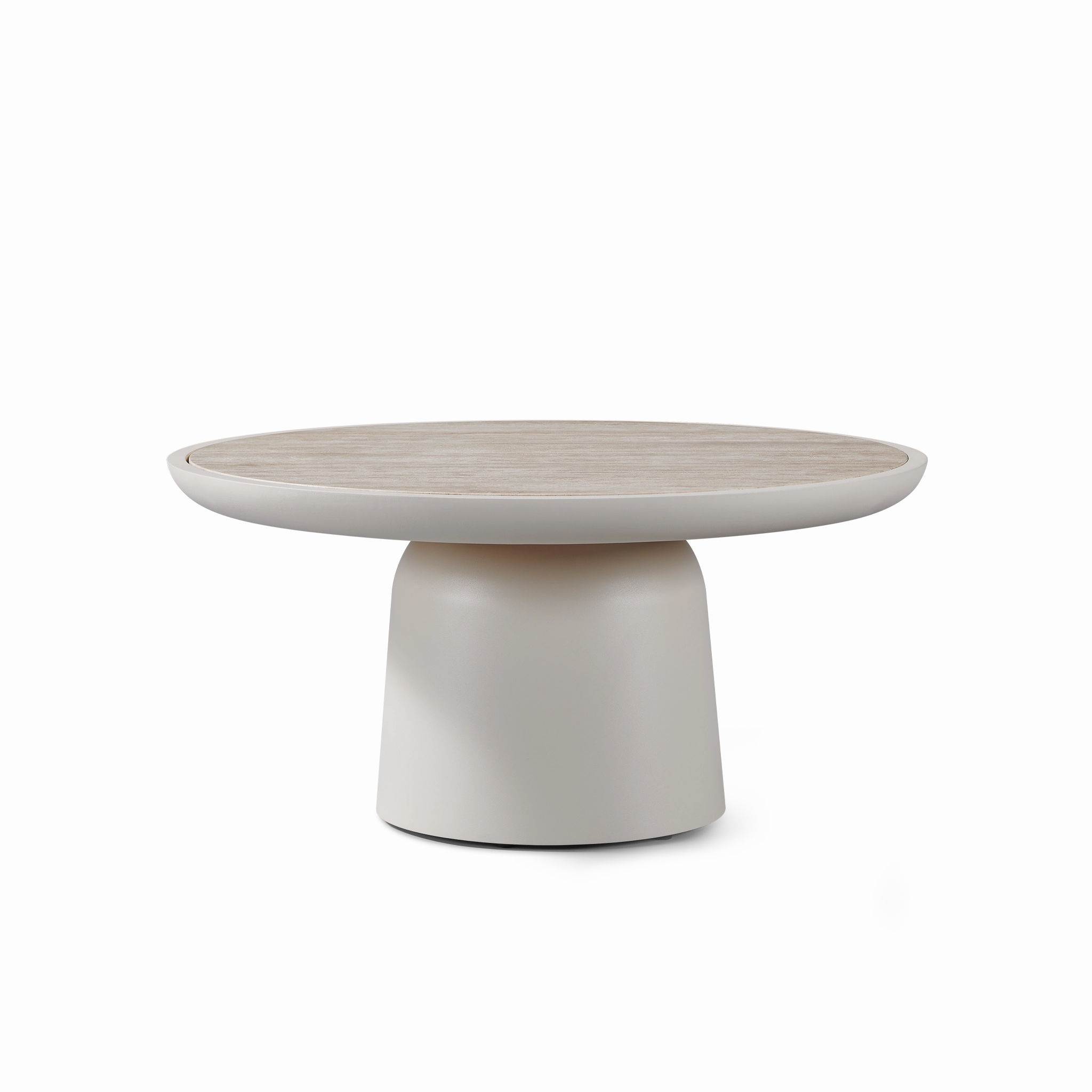 Nova Aluminum Round Coffee Table 30"outdoor coffee table for patio or lounge