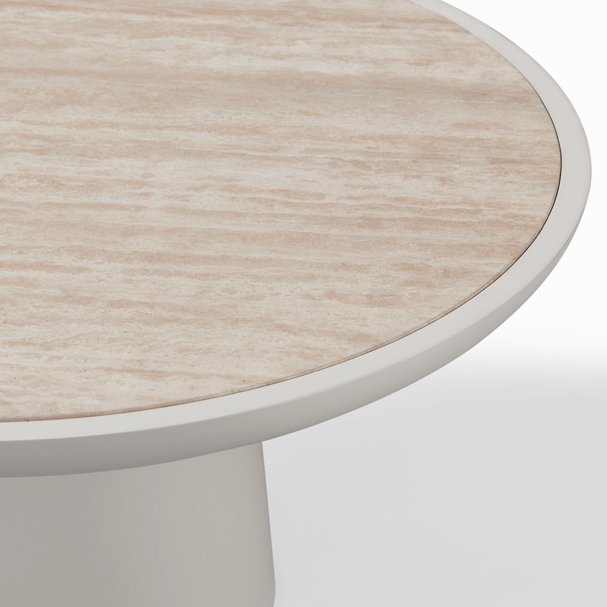 Nova Aluminum Round Coffee Table 30"