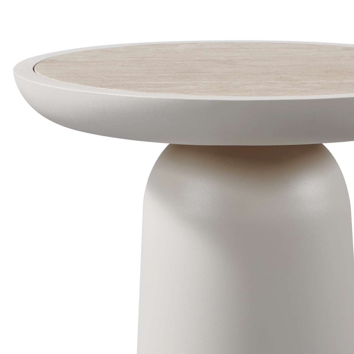 Nova Aluminum Round Side Table