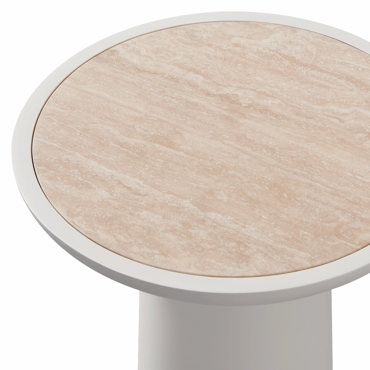 Nova Aluminum Round Side Table