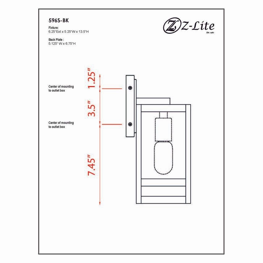 Nuri 1-Light 13.5" Outdoor Wall Light