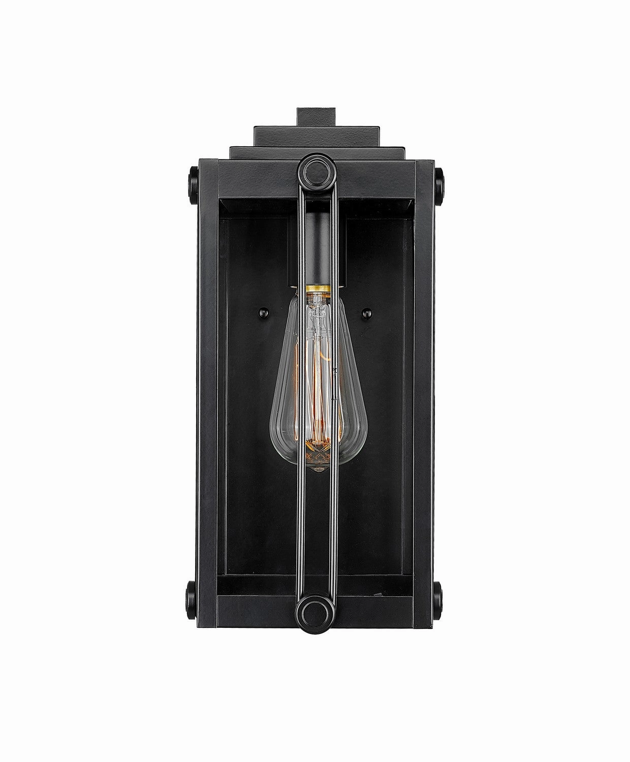 Oakland One Light Outdoor Wall Sconce Powder Coated BlackOutdoor wall sconces with motion sensor