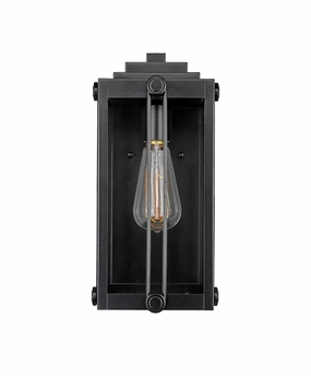 Oakland One Light Outdoor Wall Sconce Powder Coated BlackOutdoor wall sconces with motion sensor