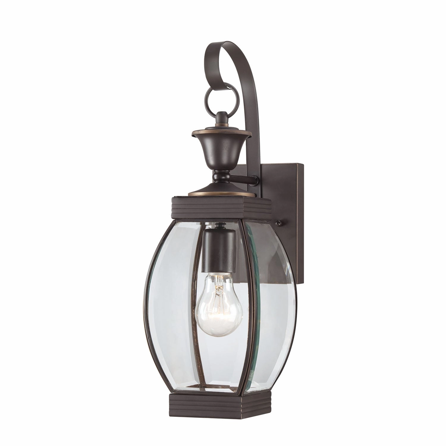 Oasis One Light Outdoor Wall Lantern Medici BronzeOutdoor wall sconces with motion sensor