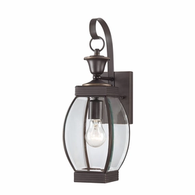 Oasis One Light Outdoor Wall Lantern Medici BronzeOutdoor wall sconces with motion sensor