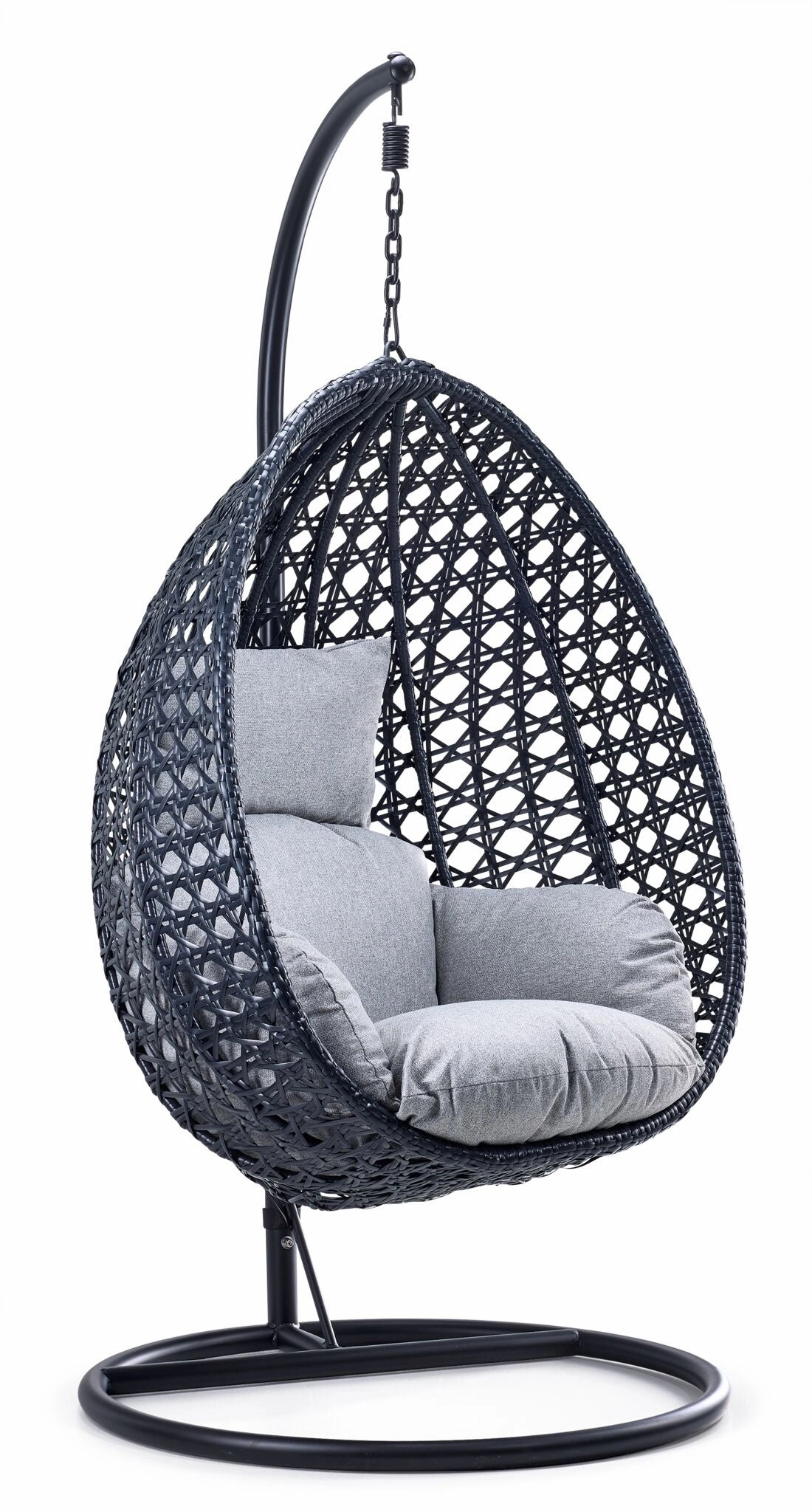 Oasis Outdoor Egg Chair - Black & Greyoutdoor patio furniture set