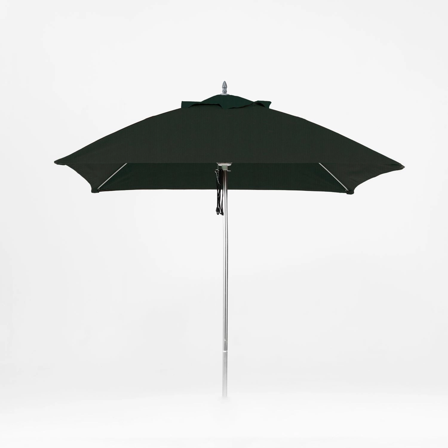 Oca 7.5' Square Outdoor Umbrella - Dark Grey/Brushed Aluminumoutdoor patio furniture set