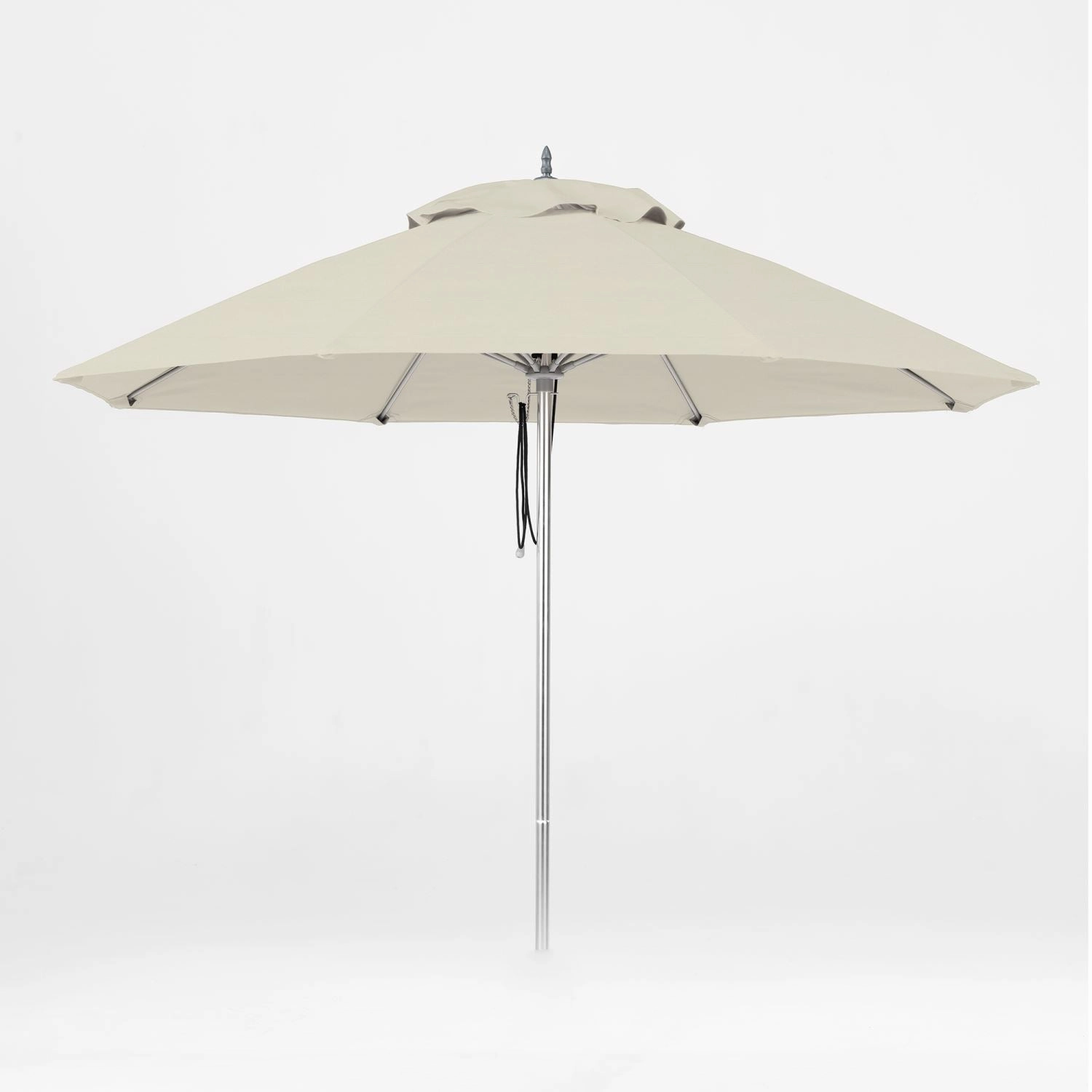 Oca 9' Octagon Outdoor Umbrella - Seashell White/Brushed Aluminumoutdoor patio furniture set