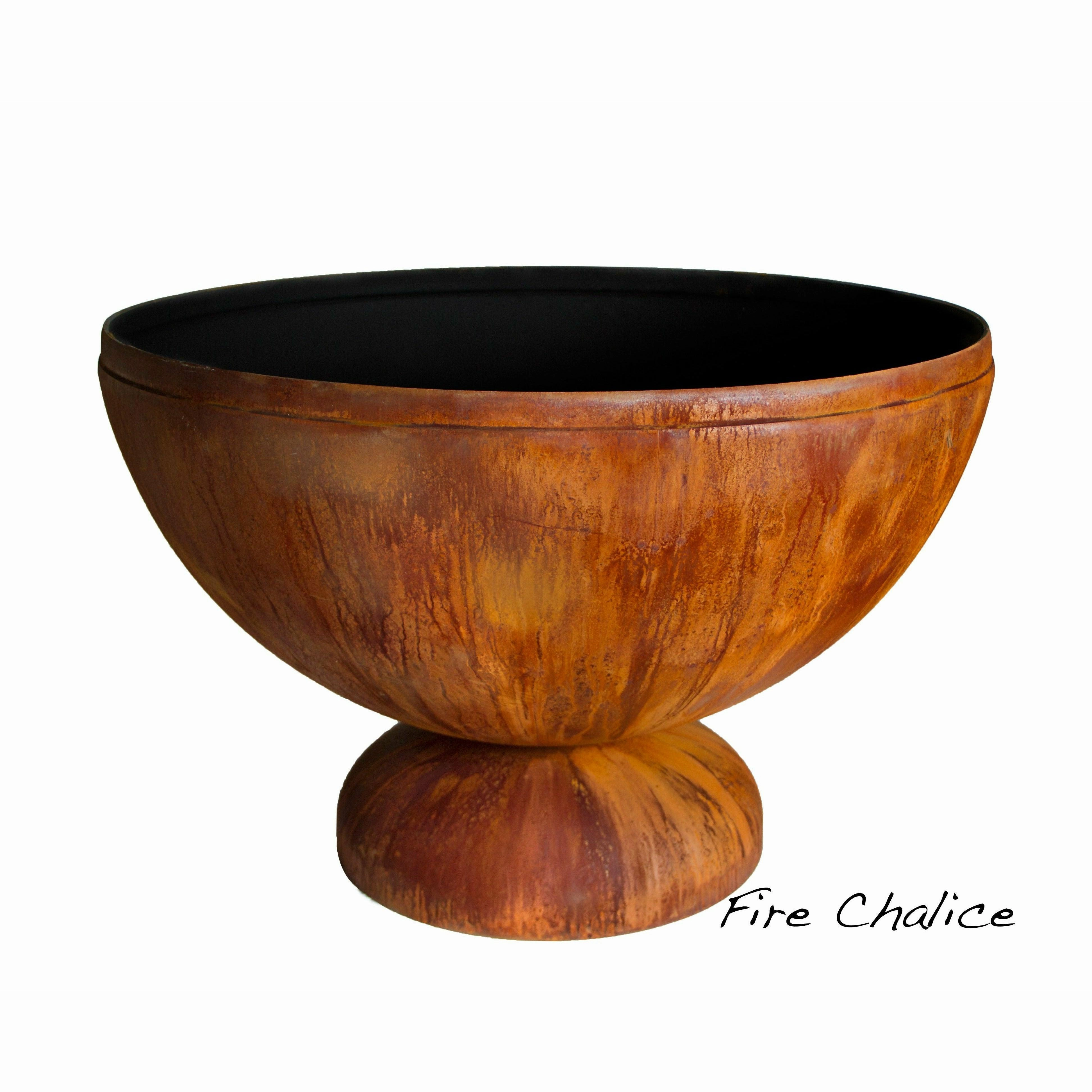 Ohio Flame Fire Chalice Artisan Fire Bowlportable outdoor fire pit with lid