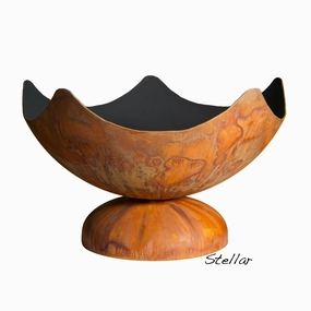 Oho Flame Stellar Artisan Fire Bowlportable outdoor fire pit with lid