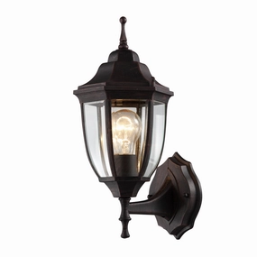 Ojai One Light Wall Lantern RustOutdoor wall sconces with motion sensor