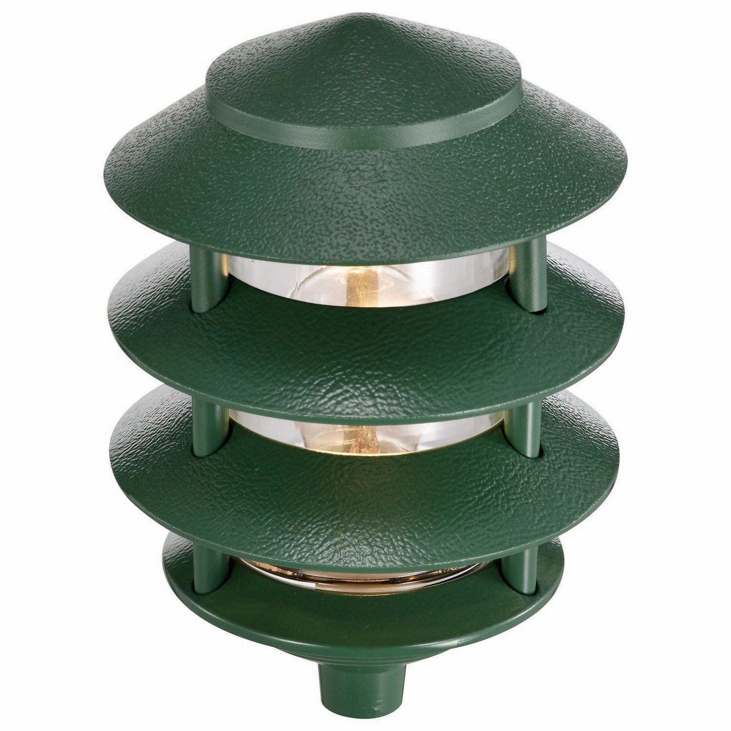 One Light Outdoor Lantern Green