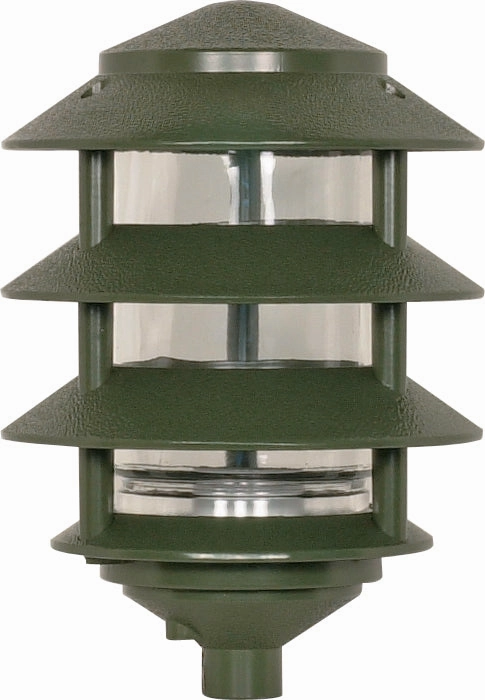 One Light Outdoor Lantern GreenDecorative outdoor post lights