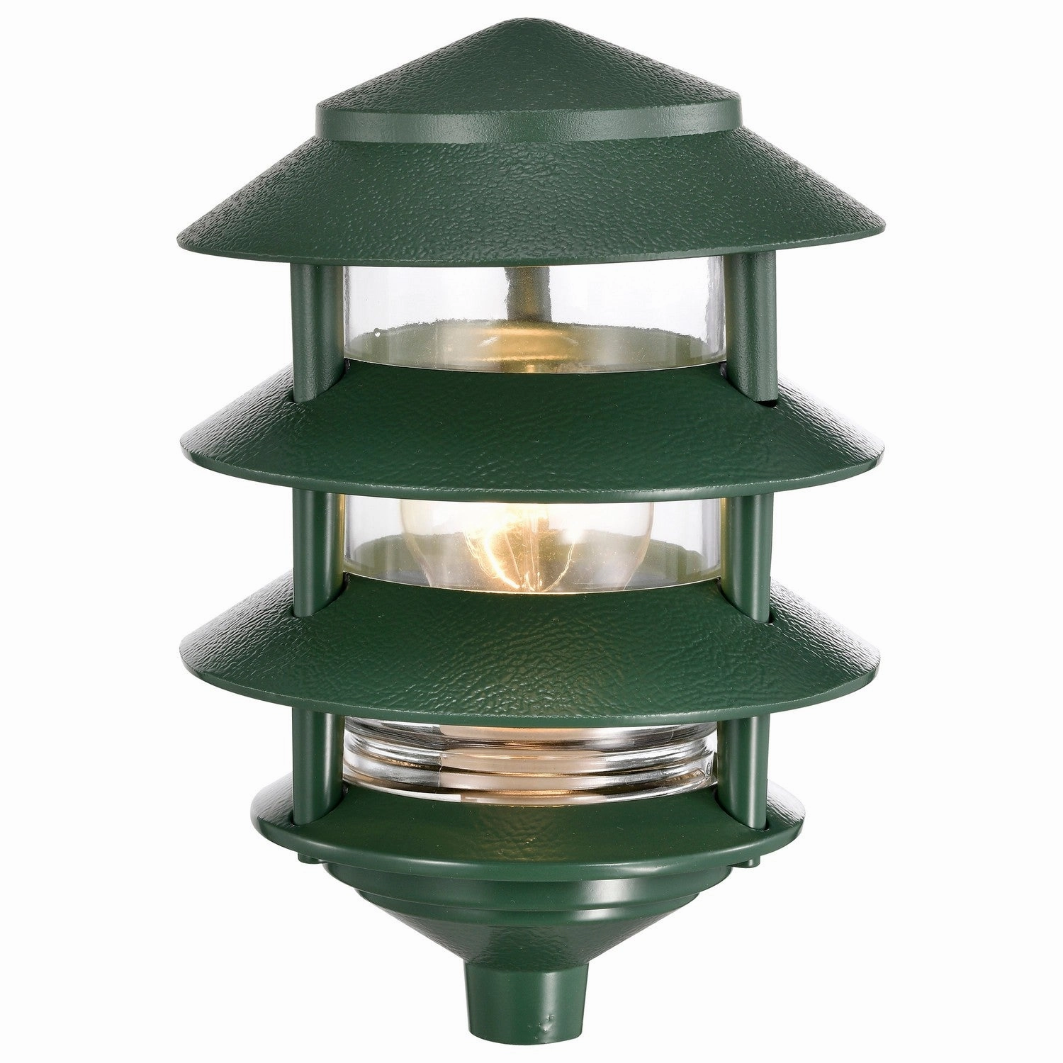 One Light Outdoor Lantern Green