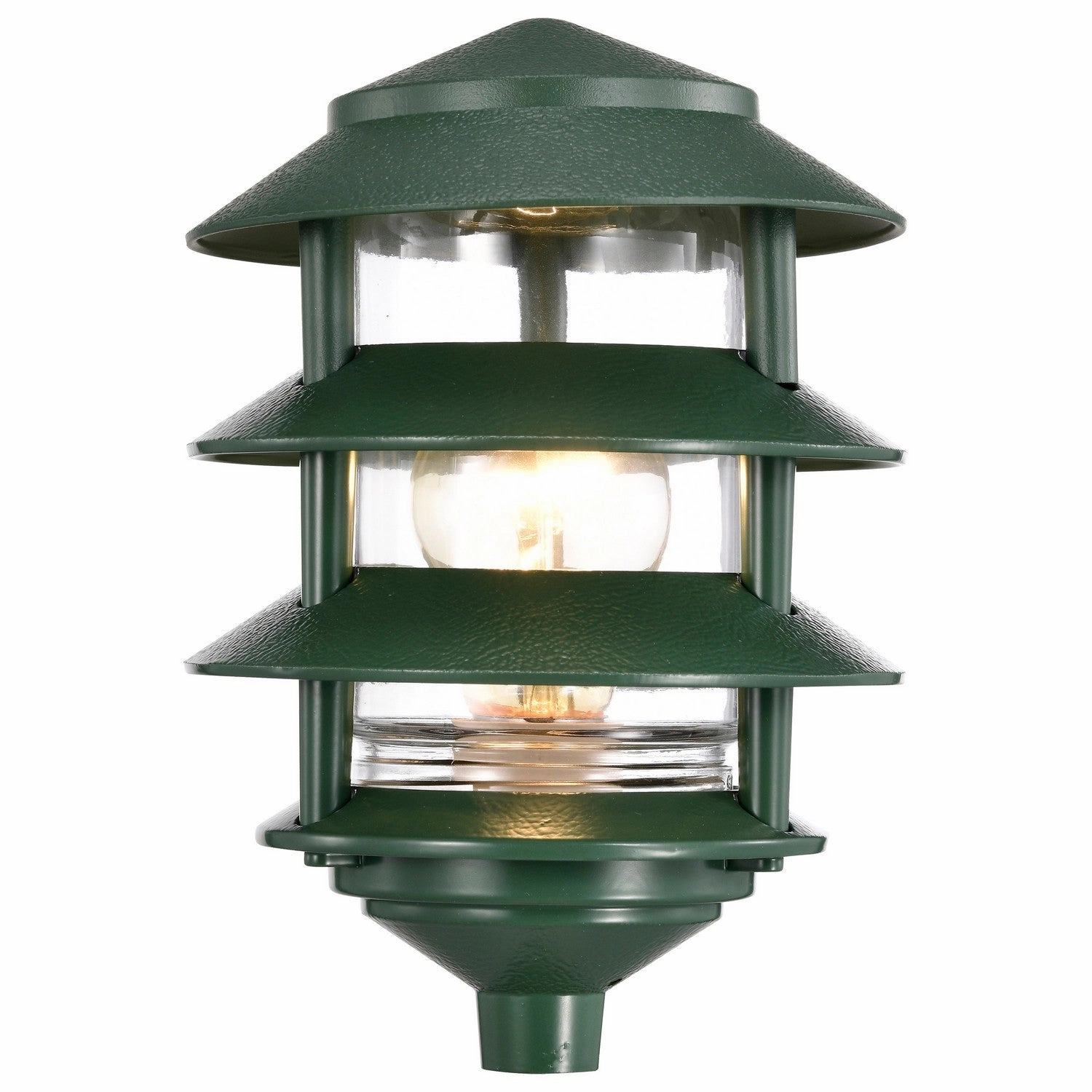 One Light Outdoor Lantern Green