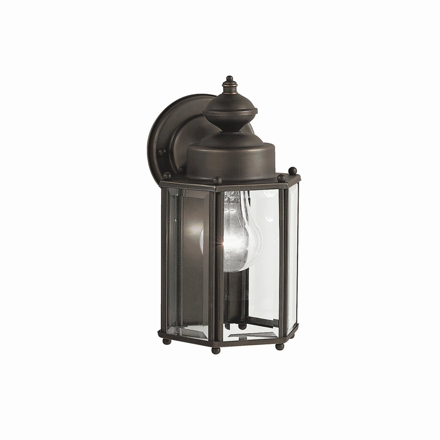 One Light Outdoor Wall Mount Olde BronzeOutdoor wall sconces with motion sensor