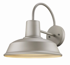 One Light Outdoor Wall Mount SilverOutdoor wall sconces with motion sensor