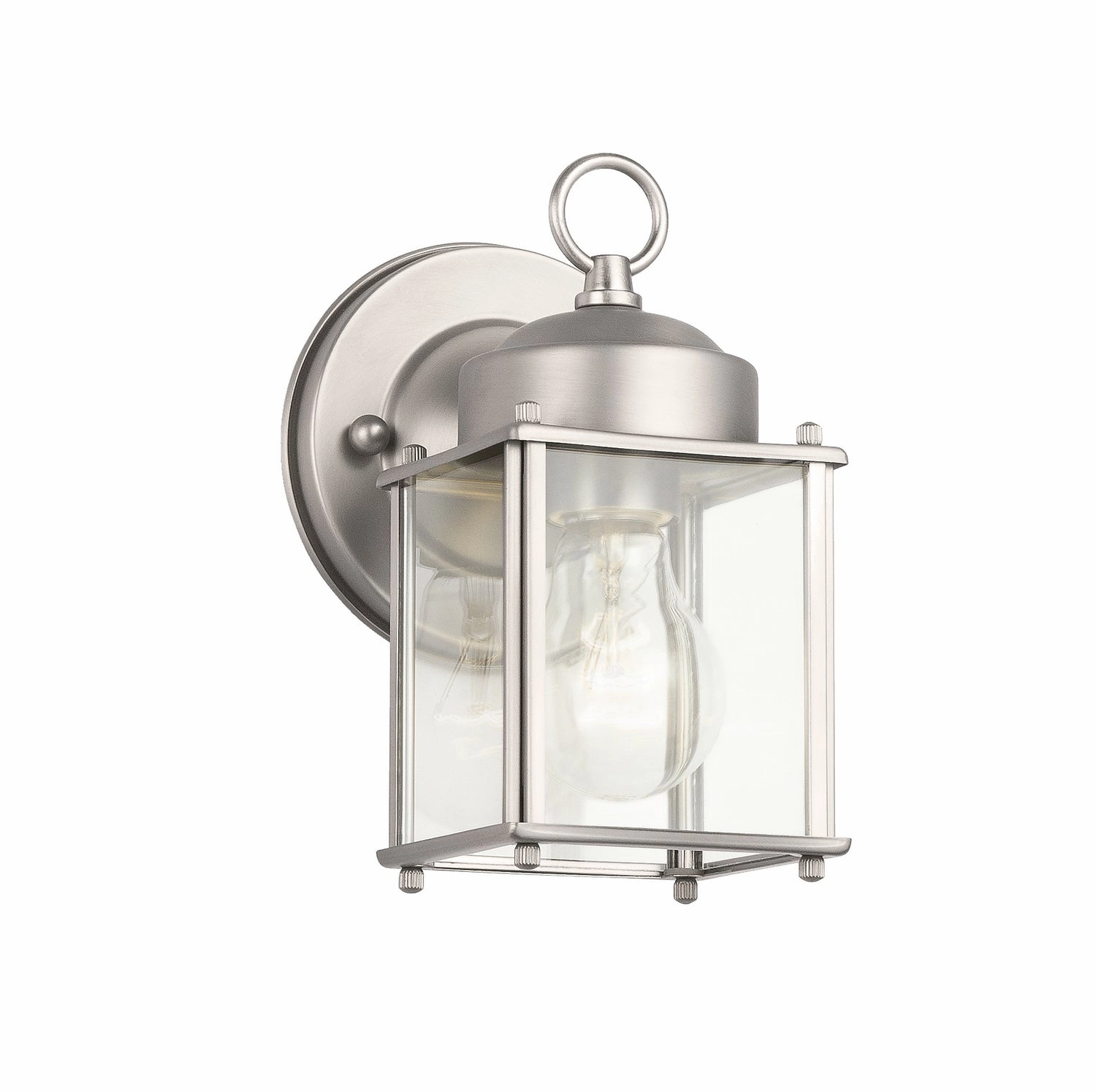 One Light Outdoor Wall Mount Stainless SteelOutdoor wall sconces with motion sensor