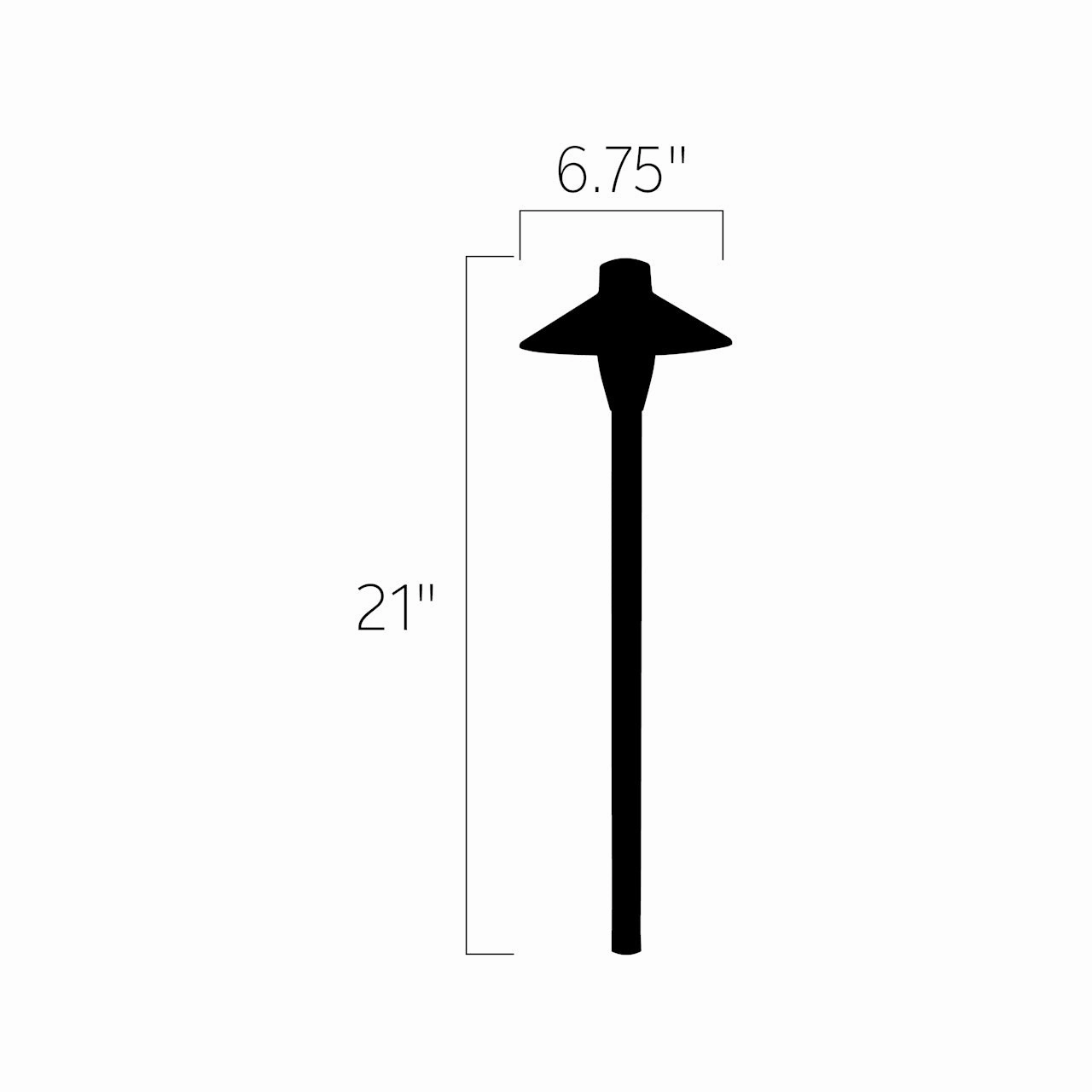 One Light Path Light Textured Architectural Bronze