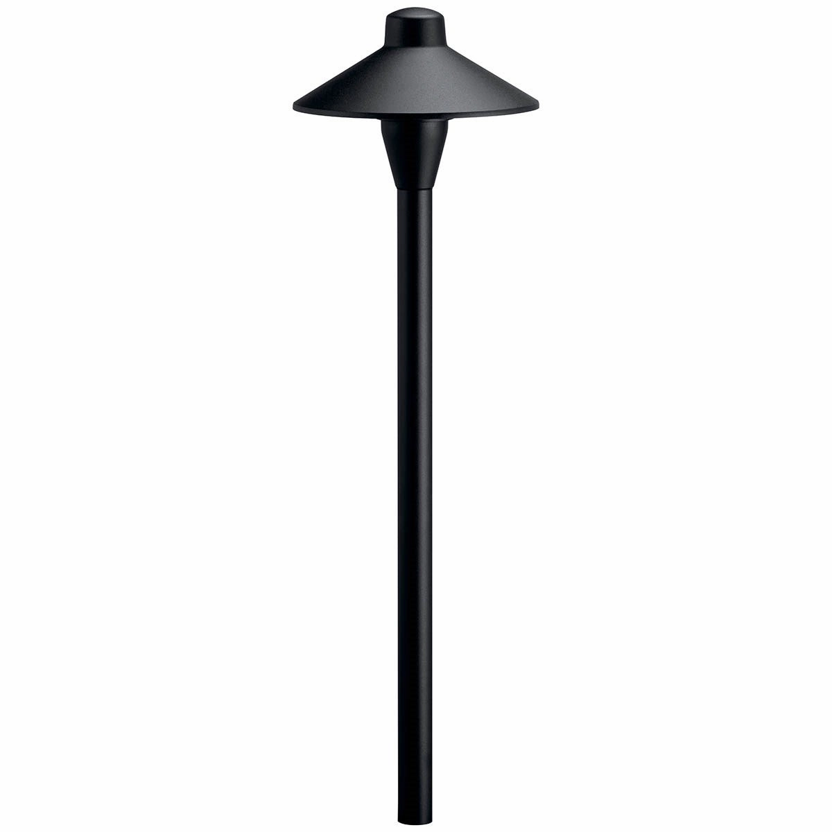 One Light Path Light Textured BlackDecorative outdoor post lights