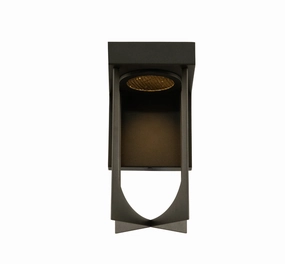 Optika Outdoor LED Wall Sconce Matte BlackOutdoor wall sconces with motion sensor