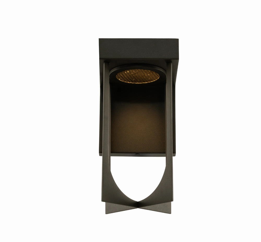 Optika Outdoor LED Wall Sconce Matte BlackOutdoor wall sconces with motion sensor