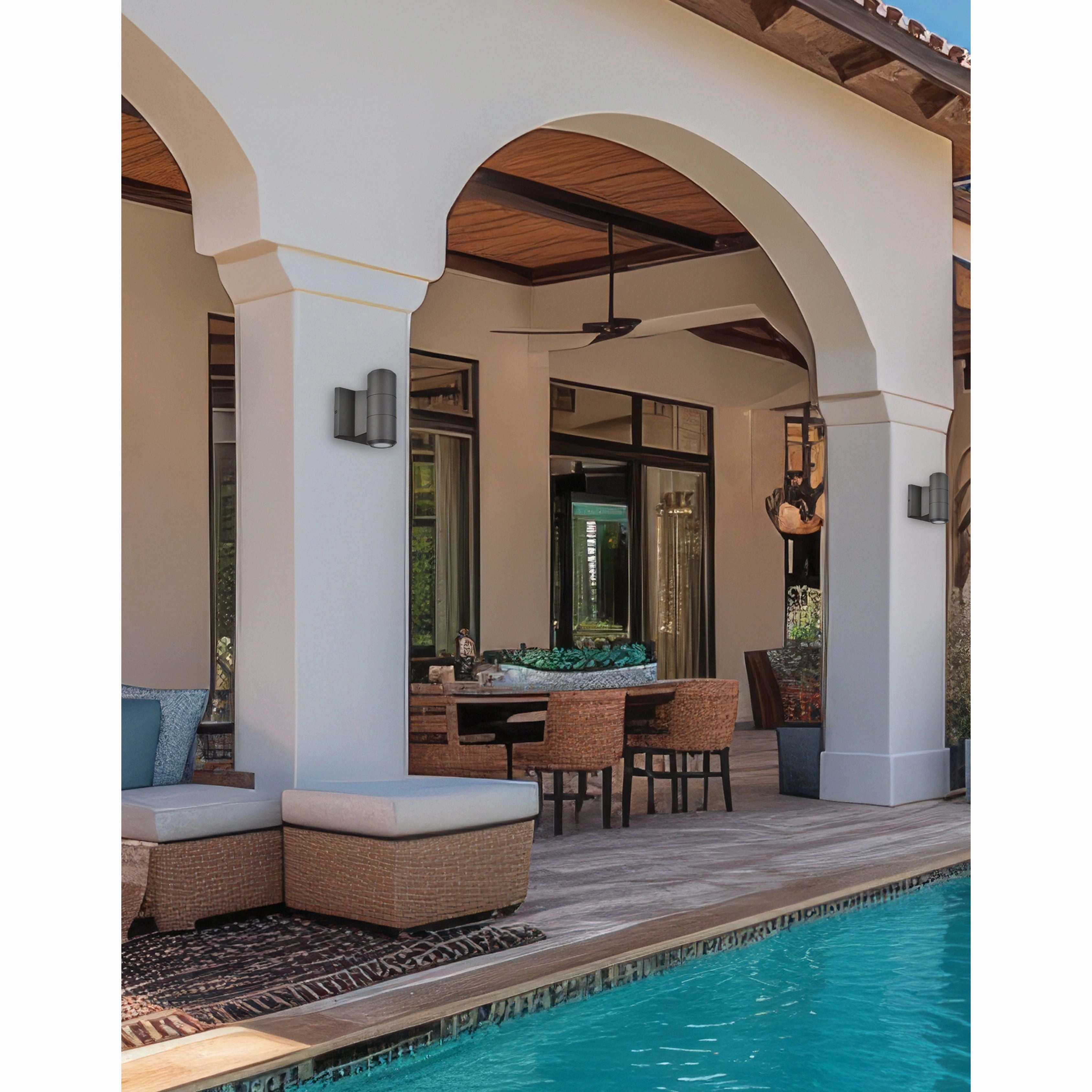 Oslo 2-Light Outdoor Wall Sconce