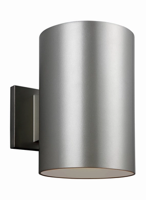 Outdoor Cylinders One Light Outdoor Wall Lantern Painted Brushed NickelOutdoor wall sconces with motion sensor