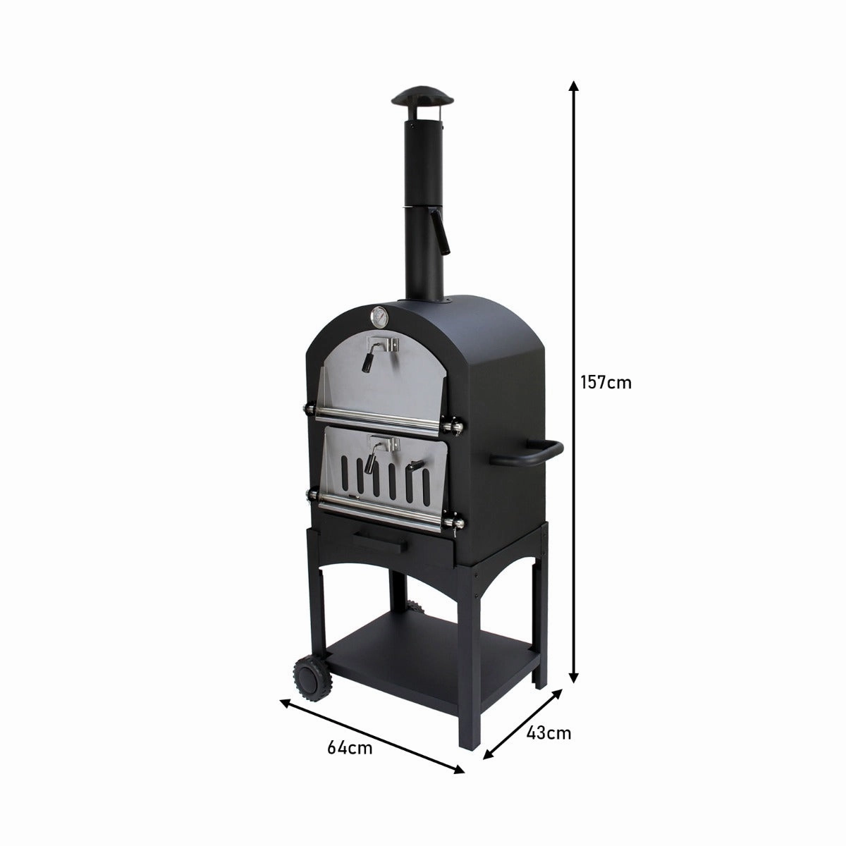 Outdoor Pizza Oven, Rain Cover & Union Jack Bunting