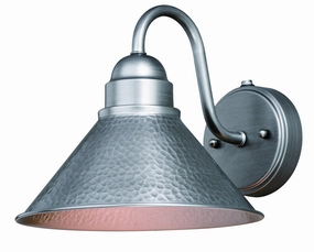 Outland One Light Outdoor Wall Mount Brushed PewterOutdoor wall sconces with motion sensor