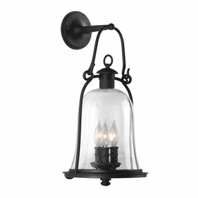 Owings Mill Three Light Wall Lantern Natural BronzeOutdoor wall sconces with motion sensor