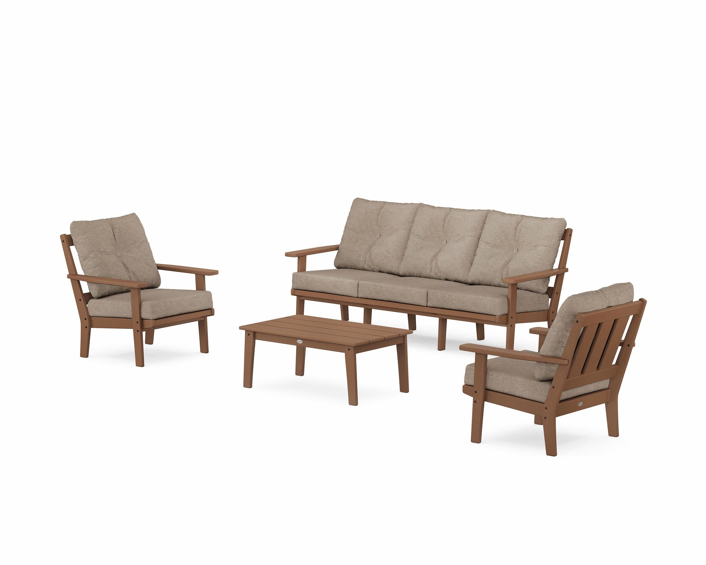 Oxford 4-Piece Deep Seating Set with Sofa