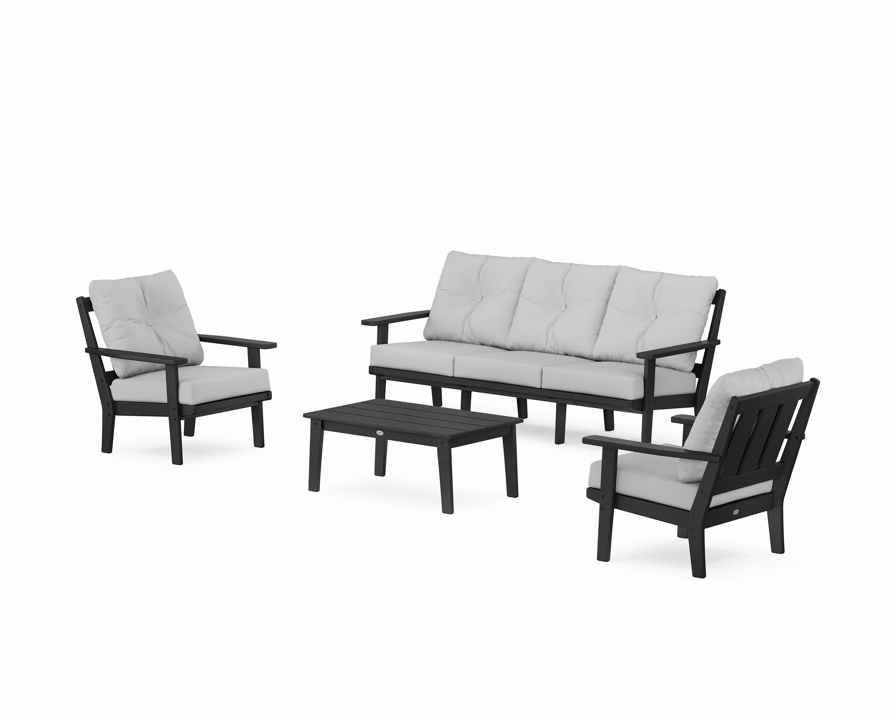 Oxford 4-Piece Deep Seating Set with Sofa