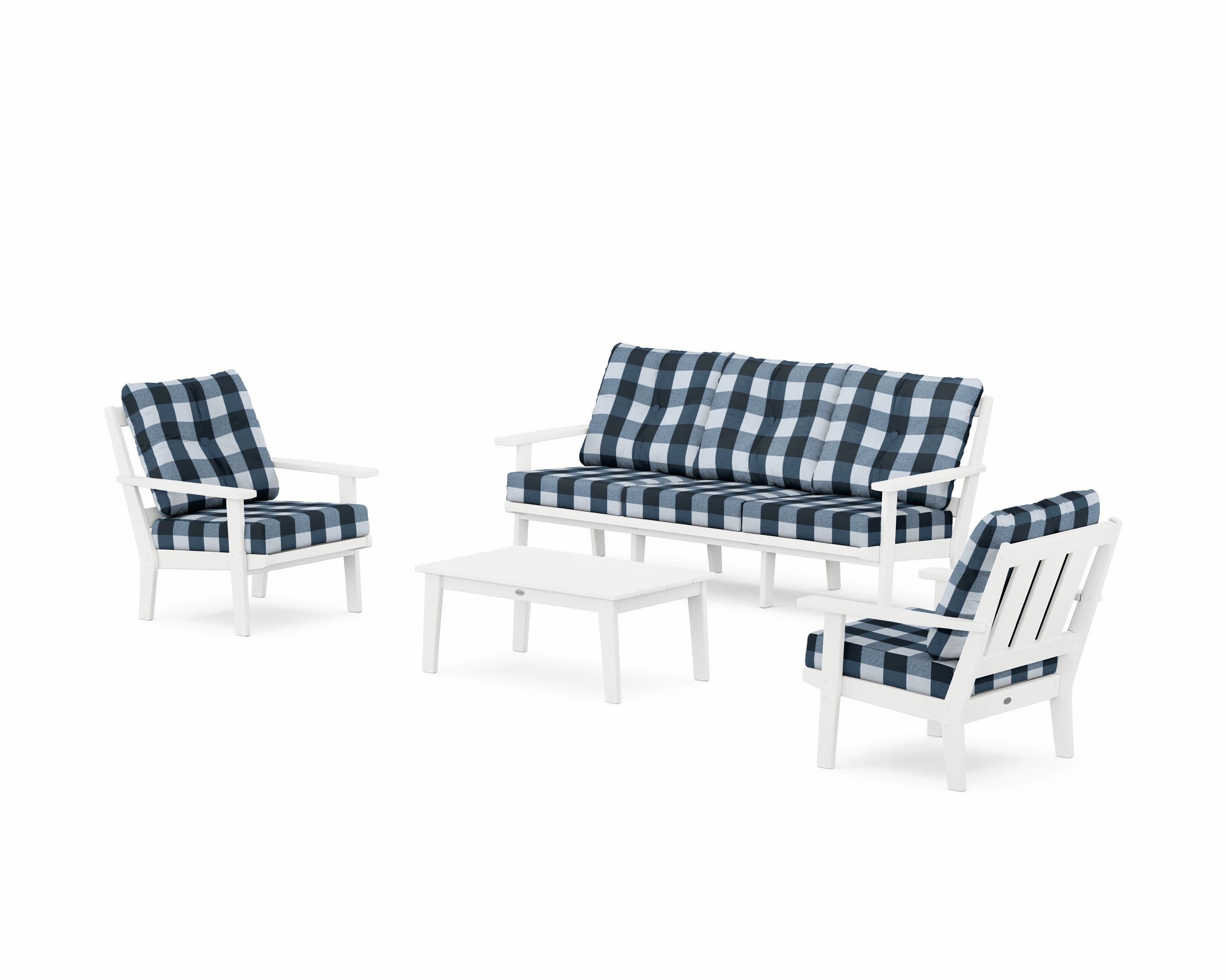 Oxford 4-Piece Deep Seating Set with Sofa