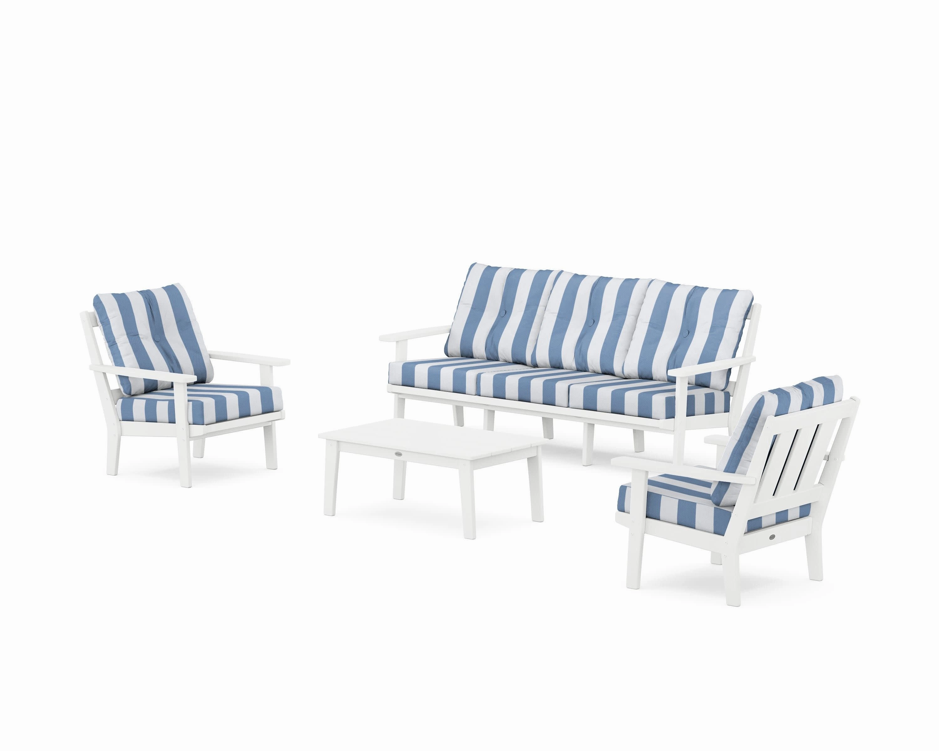 Oxford 4-Piece Deep Seating Set with Sofa
