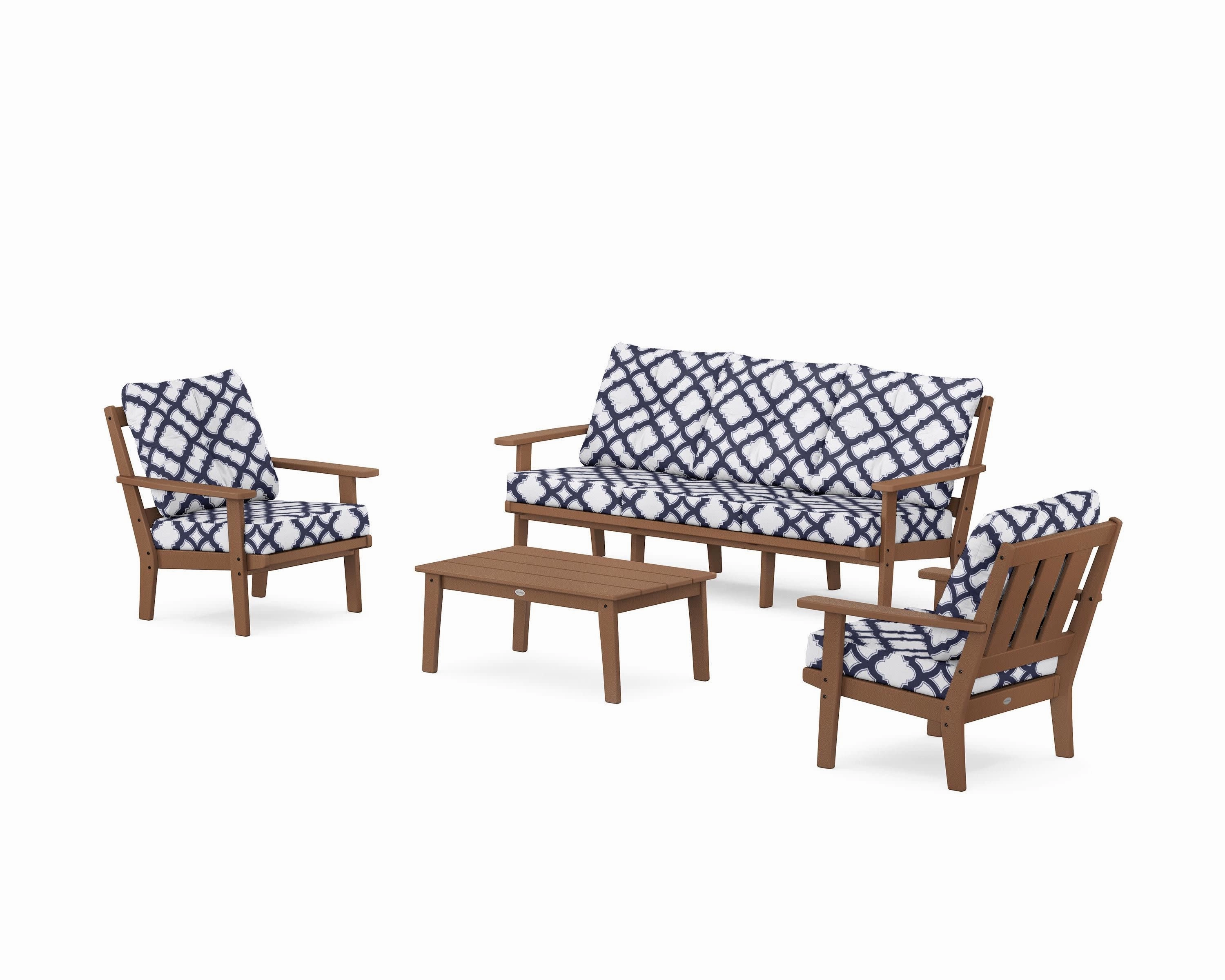 Oxford 4-Piece Deep Seating Set with Sofa