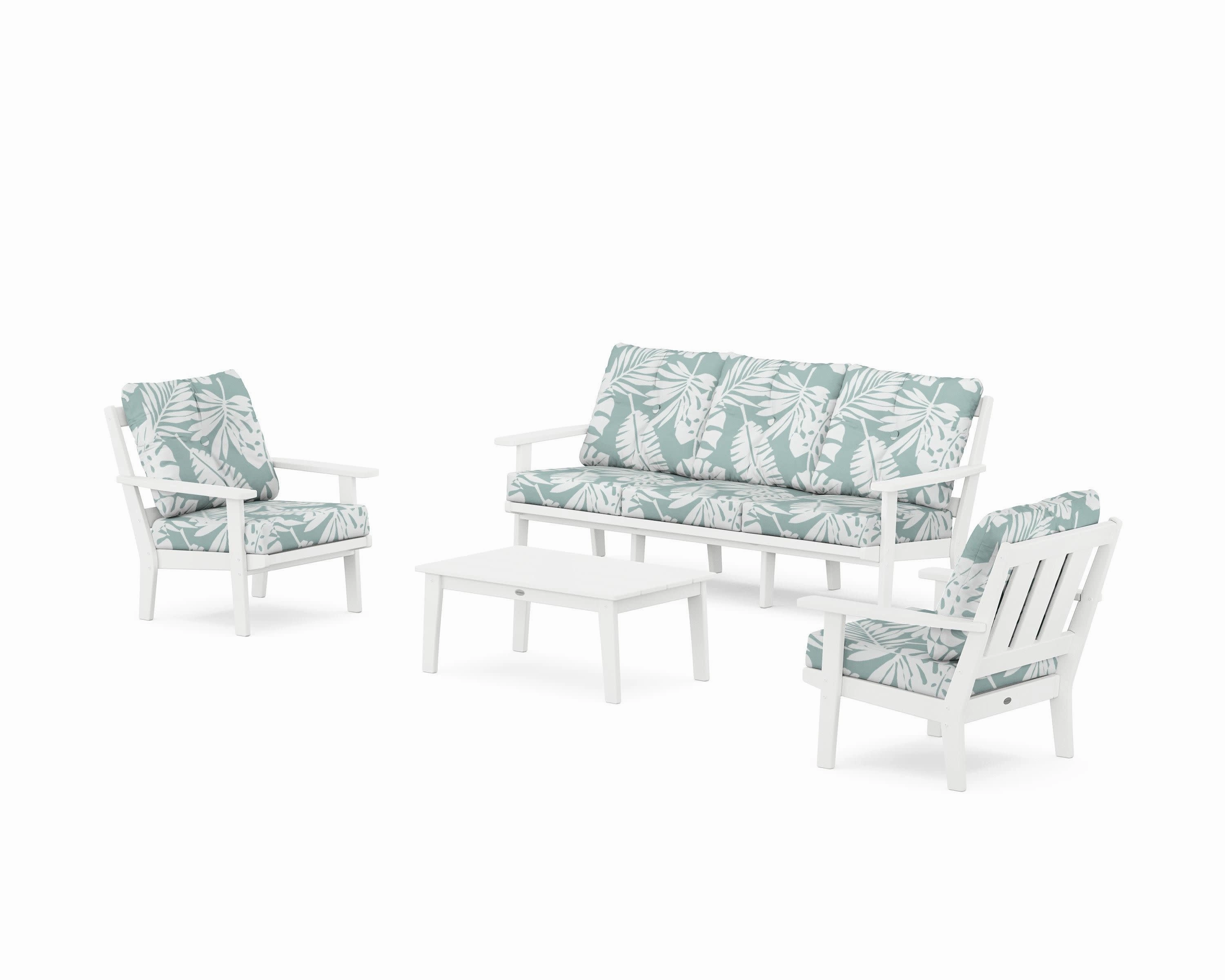 Oxford 4-Piece Deep Seating Set with Sofa